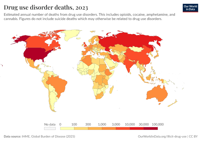 A thumbnail of the "Drug use disorder deaths" chart