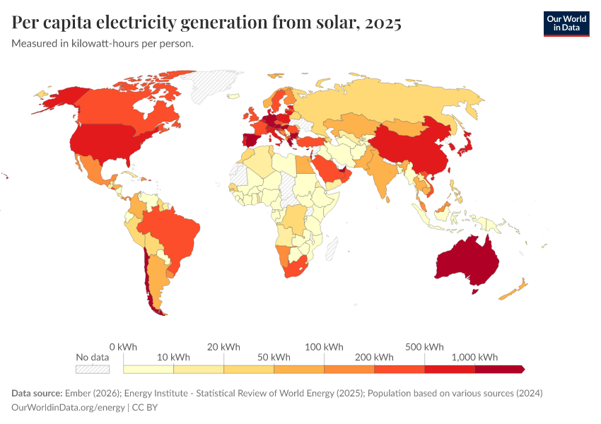 A thumbnail of the "Per capita electricity generation from solar" chart